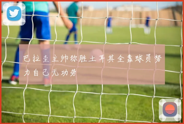 巴拉圭主帅称胜土耳其全靠球员努力自己无功劳