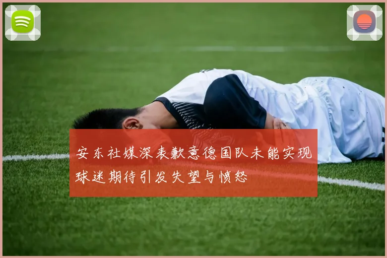安东社媒深表歉意德国队未能实现球迷期待引发失望与愤怒